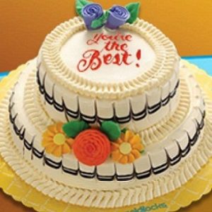 2 Tier Butterscotch Cake