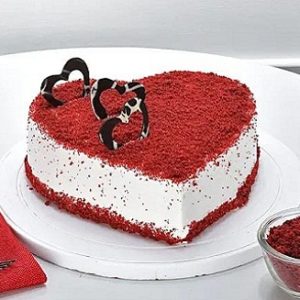 Red Valvet Heart Cake