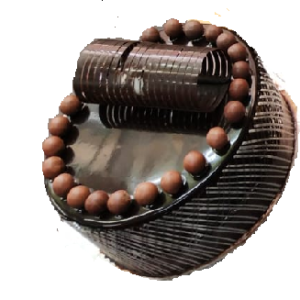 Truffle glace cake